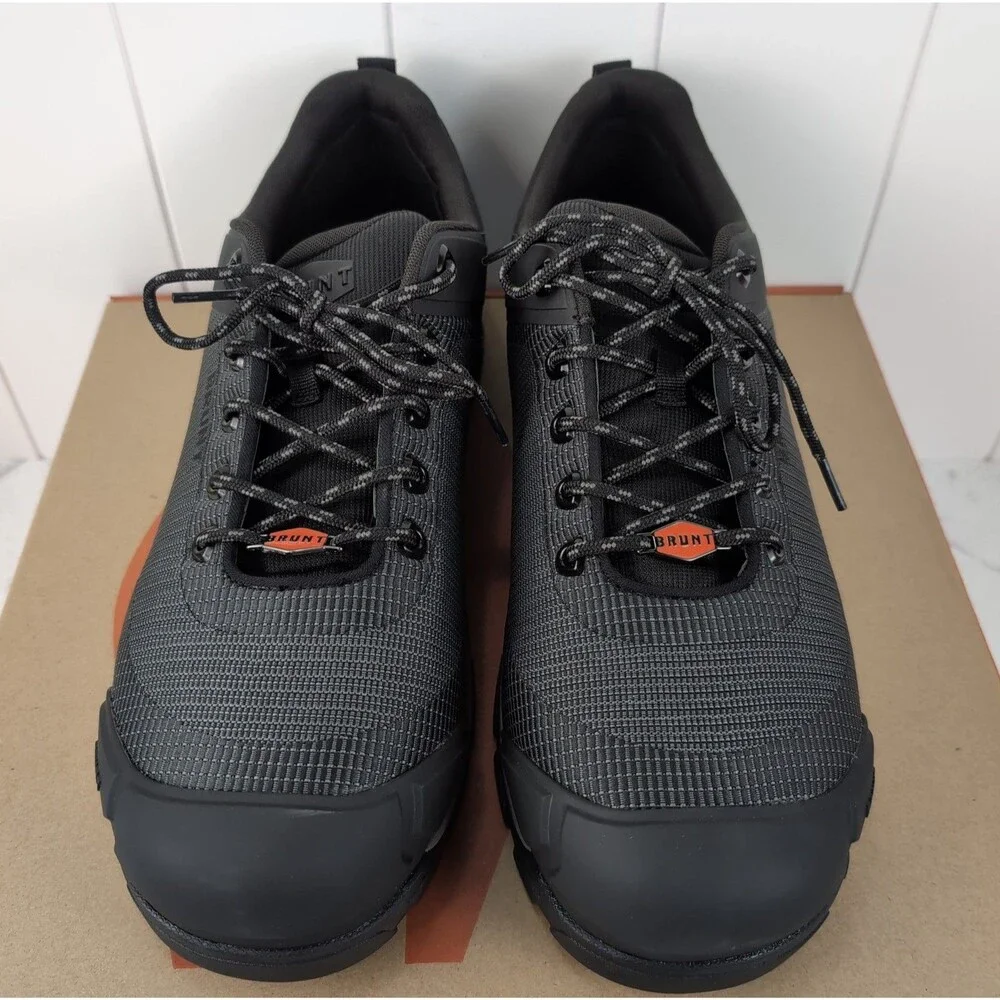 Brunt Ryng Low 4” Comp Toe Shoes Men's Size 13 Black Waterproof Slip Resistant